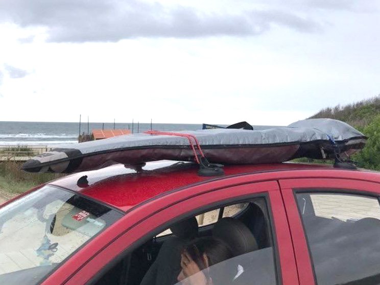 Lucas Britos bacas para auto con ventosas StickyRack.uy